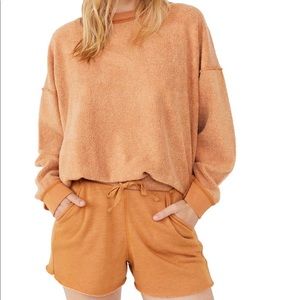 XS/S Free People Kelly Two Piece SET Cognac